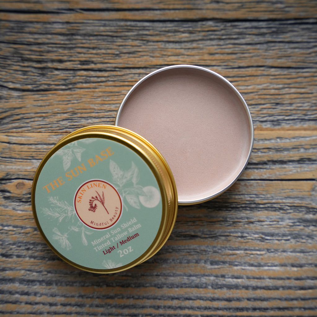 THE SUN BASE MINERAL SUNSCREEN TINTED TALLOW BALM