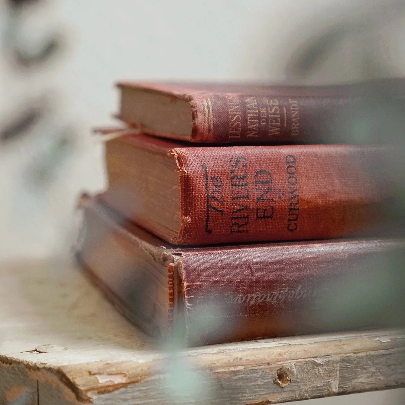 Bundle Of 3 Red Vintage Books